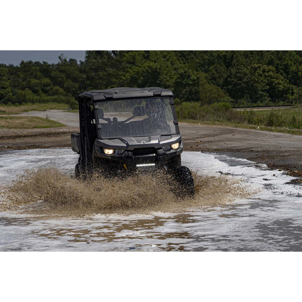 Can-Am-Defender-12-Inch-Single-Row-Bumper-Led-Kit-For-16-19-Defender-Rough-Country