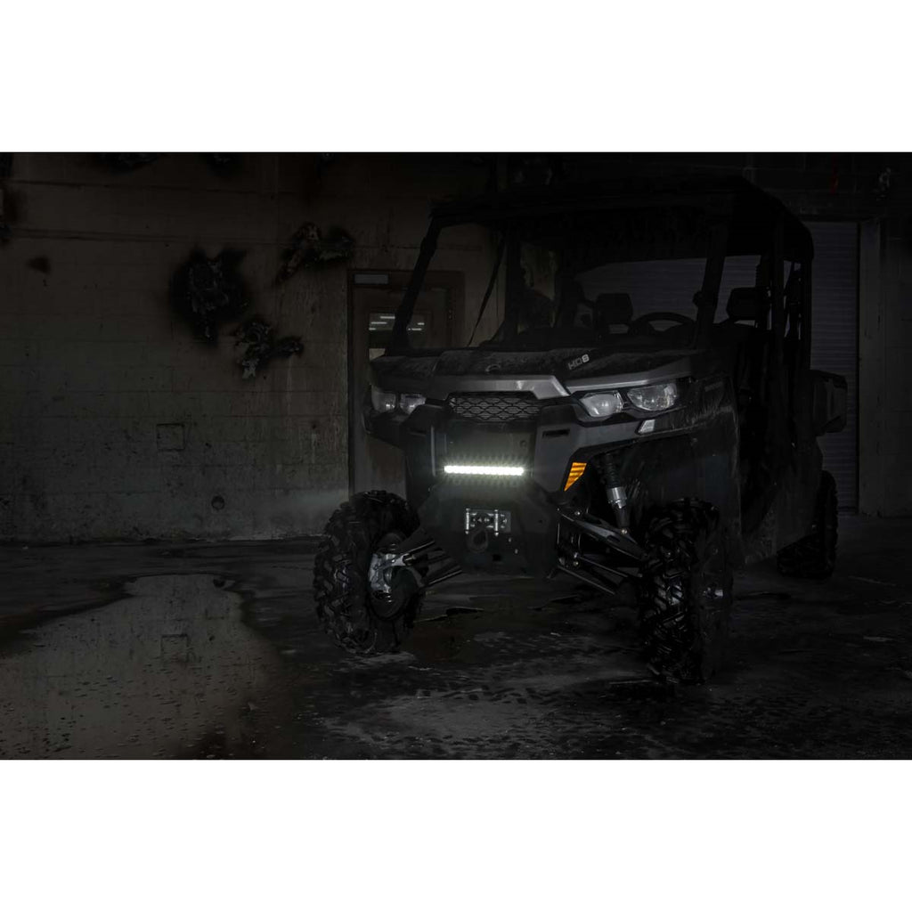 Can-Am-Defender-12-Inch-Single-Row-Bumper-Led-Kit-For-16-19-Defender-Rough-Country