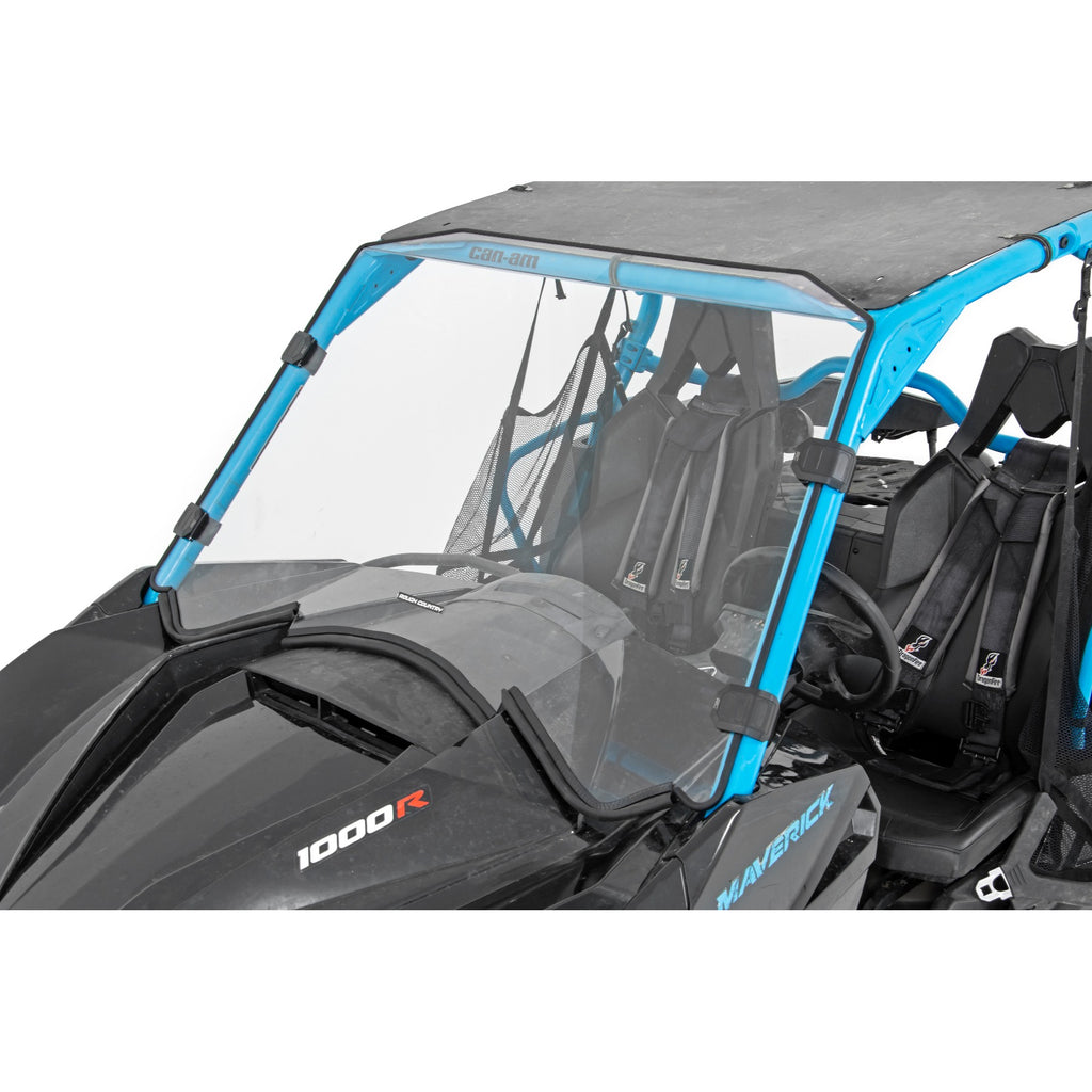 Can-Am-Full-Scratch-Resistant-Front-Windshield-13-18-Can-Am-Maverick-Rough-Country