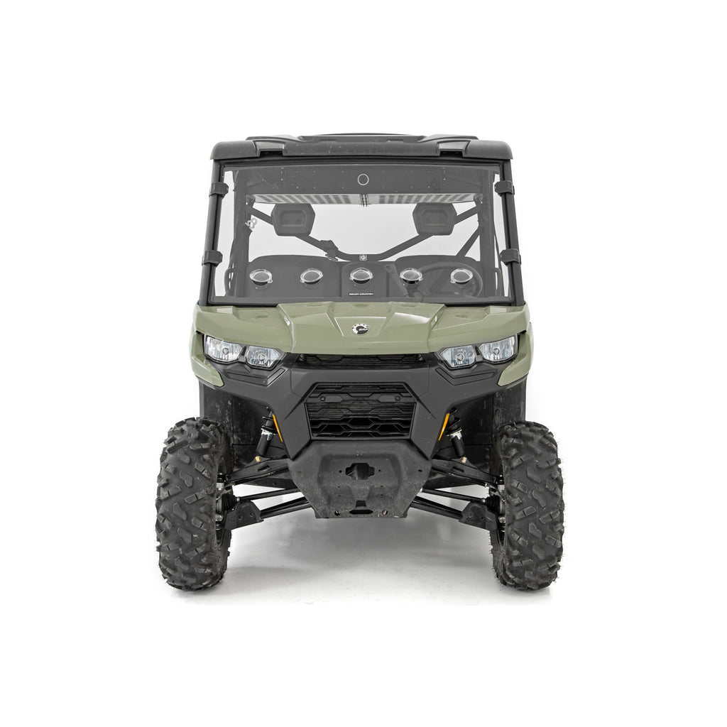 Can-Am-Full-Windshield-Vented-16-21-Can-Am-Defender-4Wd-Rough-Country