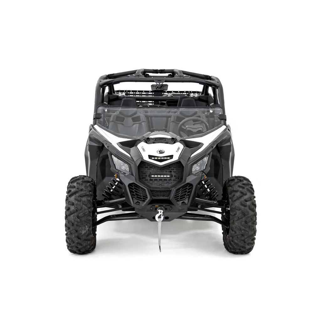Can-Am-Scratch-Resistant-Half-Windshield-17-20-Maverick-X3-Rough-Country