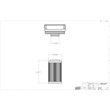 Load image into Gallery viewer, Canister-Fuel-Filter---38-Npt100-Micron-(Red-Housing-WBlack-Sleeve)