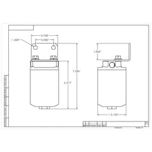 Load image into Gallery viewer, Canister-Fuel-Filter---38-Npt100-Micron-(Red-Housing-WBlack-Sleeve)