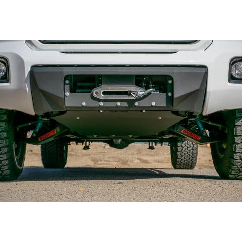 Canyon-Bumper-Skid-Plate-15-Pres-Gmc-Canyon-Steel-Black-Powdercoat-Dv8-Offroad