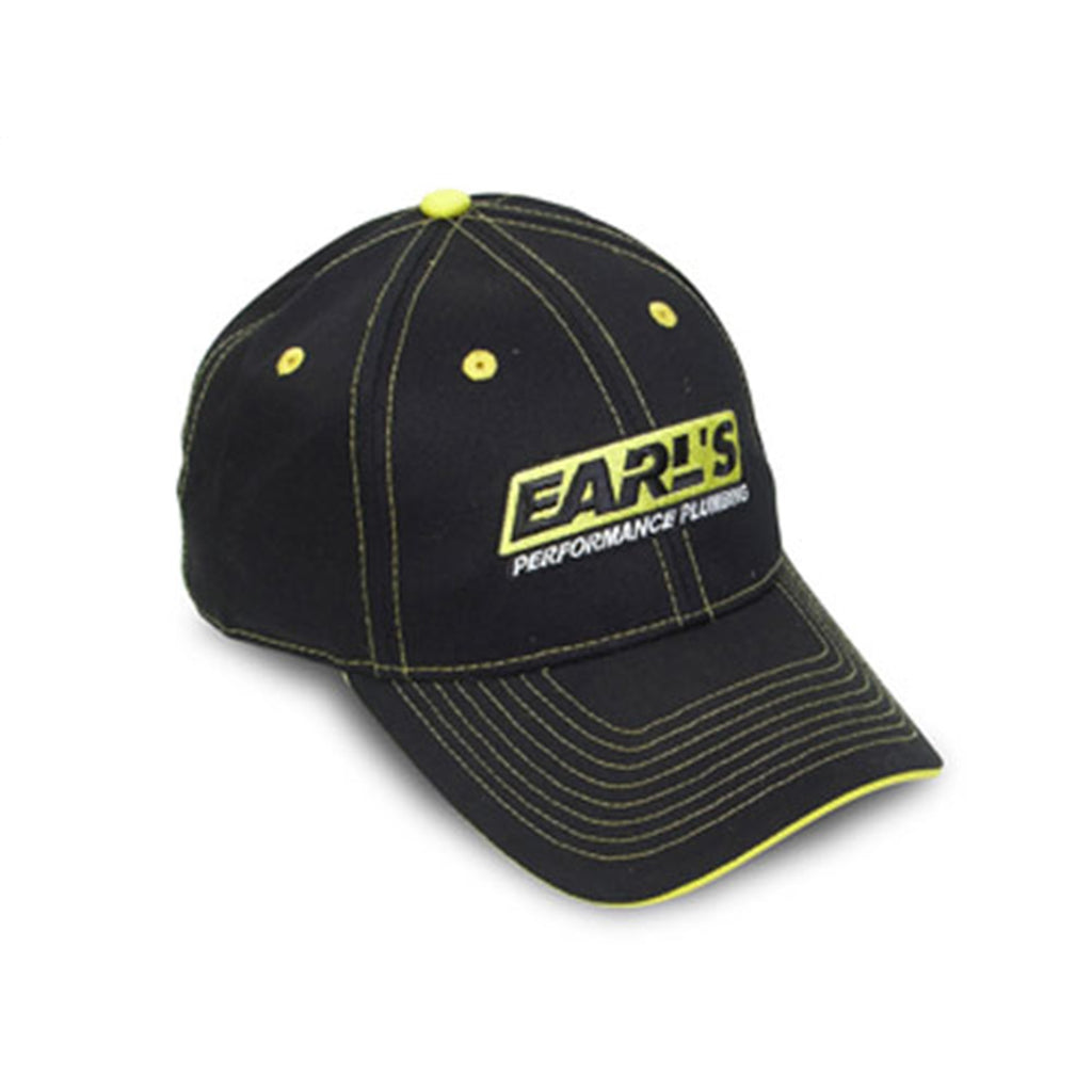 Cap---Earls-Black-WYellow-Trim