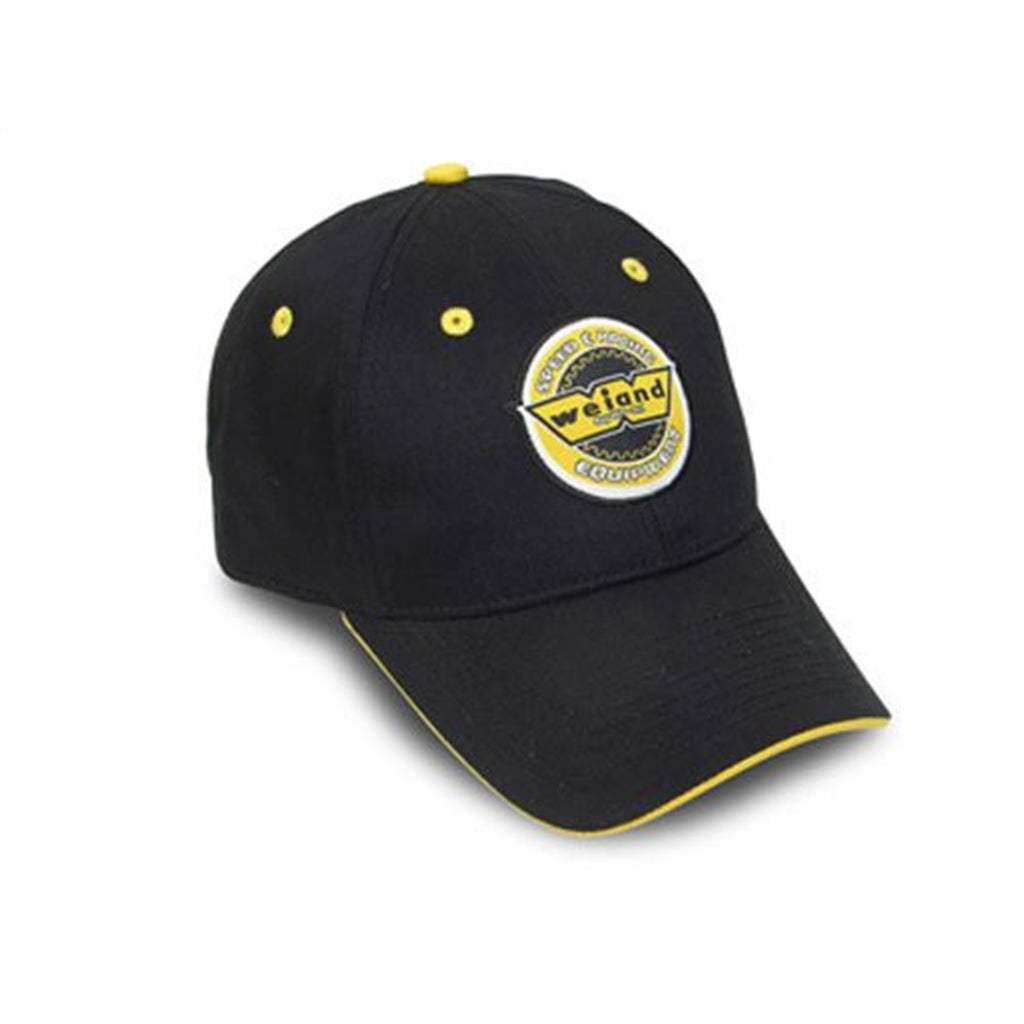 Cap---Weiand-Black-WYellow-Trim