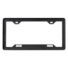 Load image into Gallery viewer, Carbon-Fiber-License-Plate-Frame,-Gloss-Carbon-Fiber