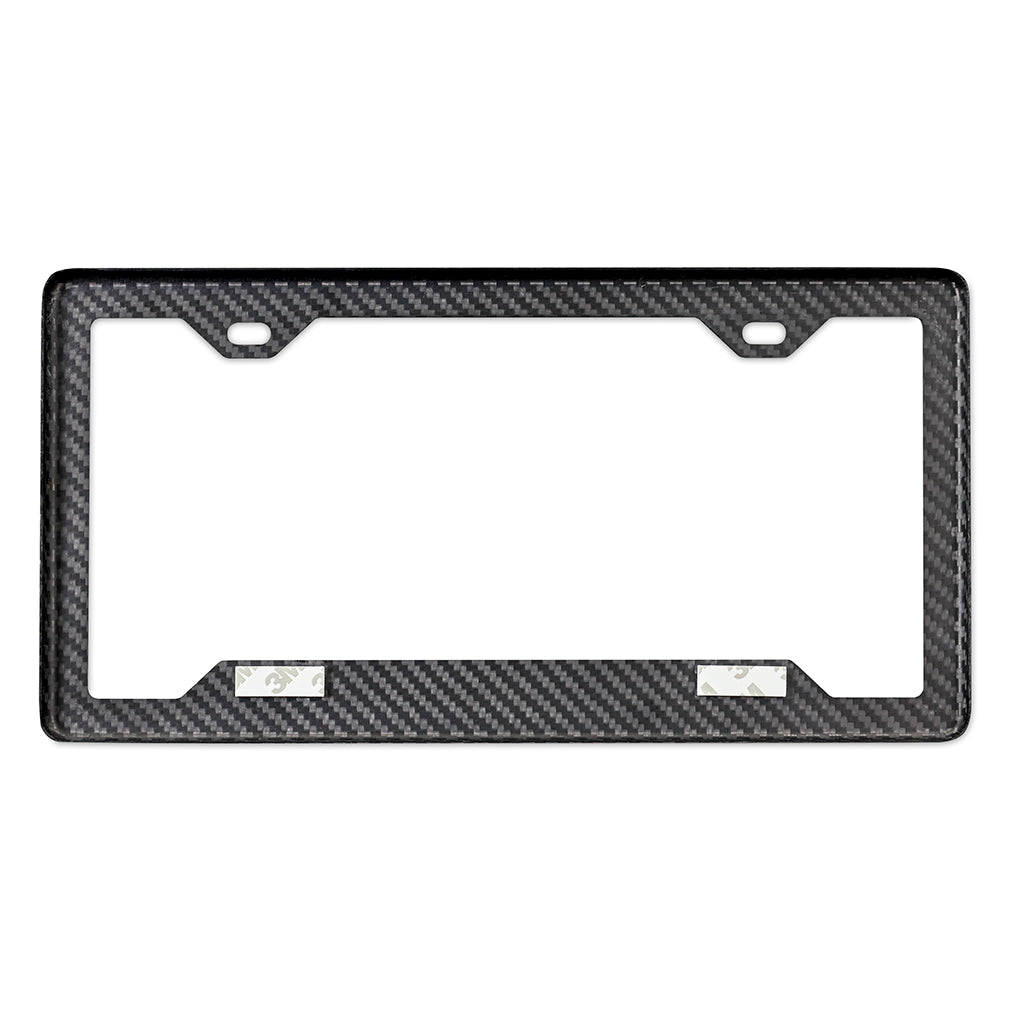 Carbon-Fiber-License-Plate-Frame,-Matte-Carbon-Fiber