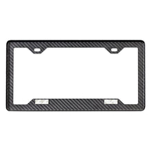 Load image into Gallery viewer, Carbon-Fiber-License-Plate-Frame,-Matte-Carbon-Fiber