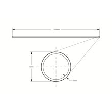 Load image into Gallery viewer, Carbon-Fiber-Tube-47In-X-.63In