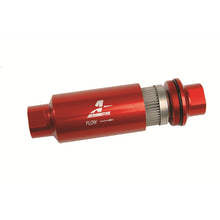 Load image into Gallery viewer, Carbureted-And-Efi-Fuel-Filter--10An-Ports;-Hi-Flow-100-Micron-(Coarse)-Cleanable-Stainless-Steel-Element;-5-Long-X-2-Diameter;-Billet