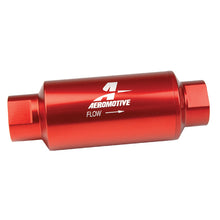 Load image into Gallery viewer, Carbureted-And-Efi-Fuel-Filter--10An-Ports;-Hi-Flow-100-Micron-(Coarse)-Cleanable-Stainless-Steel-Element;-5-Long-X-2-Diameter;-Billet