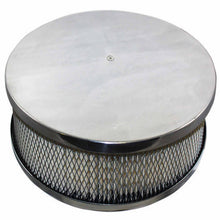 Load image into Gallery viewer, Carburetor-2-58-In-Flange-6-In-Dia-X-2-In-Height-Round-Chrome-Steel-With-Paper