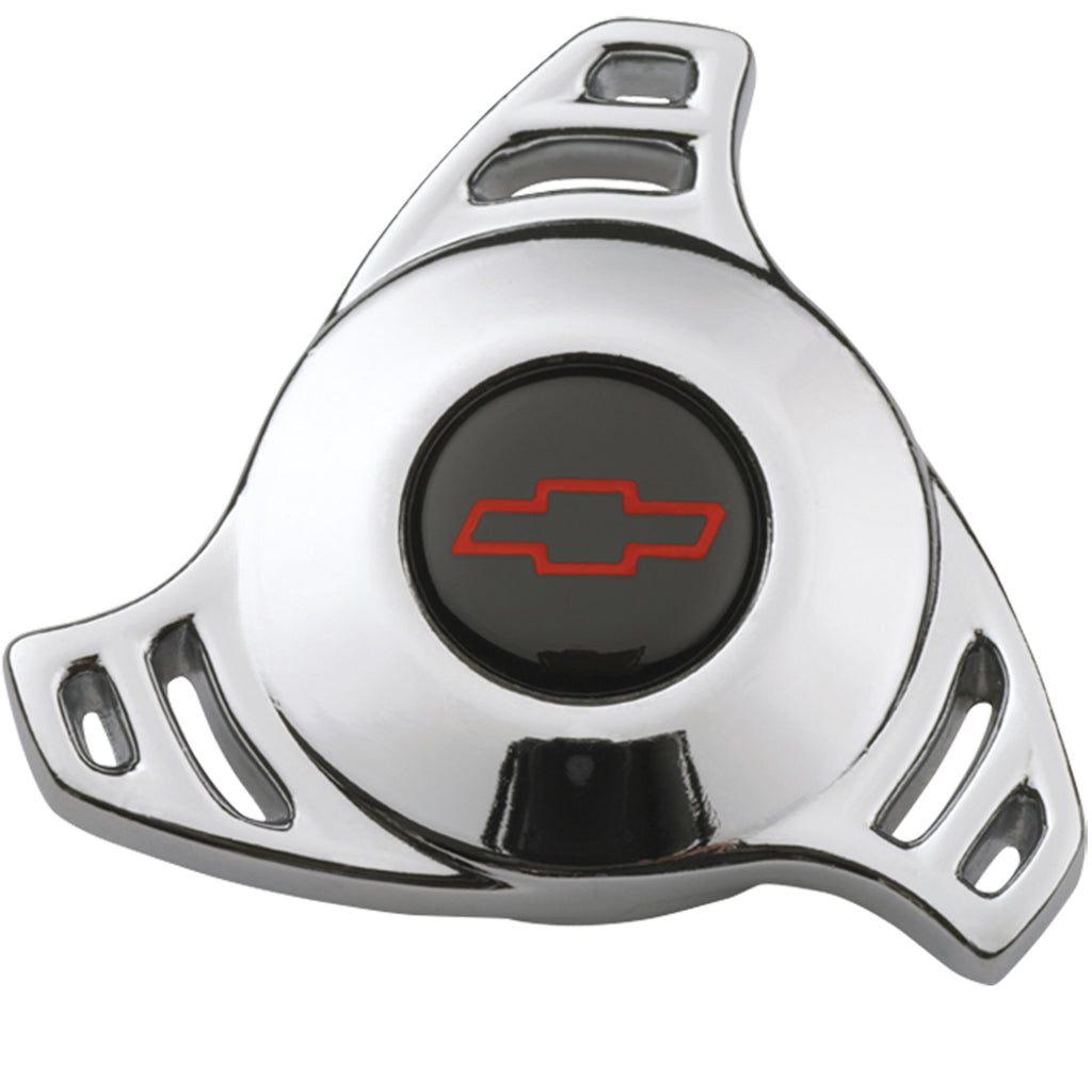 Carburetor-Air-Cleaner-Center-Nut;-Small-High-Tech-Style;-Bowtie-Center;-Chrome
