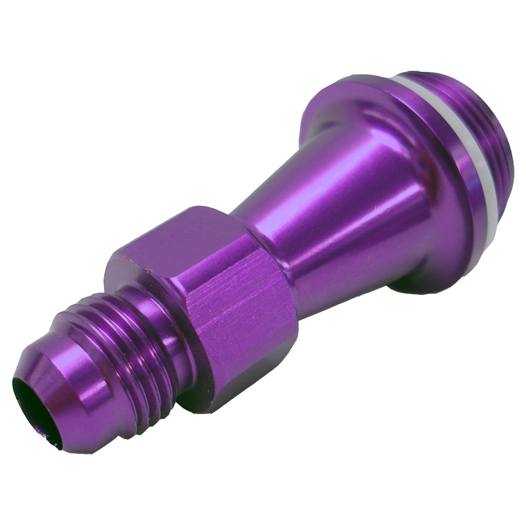 Carburetor-Fuel-Bowl-Inlet-Fitting-Kit;--8An-Male-To-7-8-20-Male;-Sold-Each