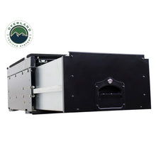 Load image into Gallery viewer, Cargo-Box-With-Slide-Out-Drawer--Working-Station-Size-Black-Powder-Coat-Universal-Overland-Vehicle-Systems
