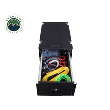 Load image into Gallery viewer, Cargo-Box-With-Slide-Out-Drawer--Working-Station-Size-Black-Powder-Coat-Universal-Overland-Vehicle-Systems