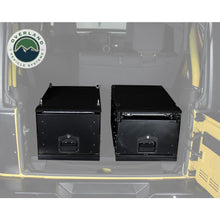 Load image into Gallery viewer, Cargo-Box-With-Slide-Out-Drawer-Size-Black-Powder-Coat-Universal-Overland-Vehicle-Systems