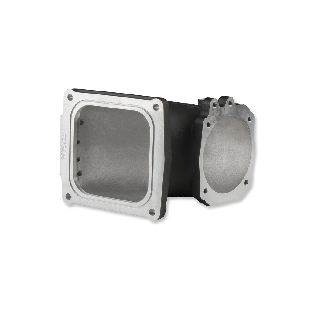 Cast-Aluminum-4500-Efi-Throttle-Body-Intake-Elbow-Ford-5.0-To-4500-Black-Finish