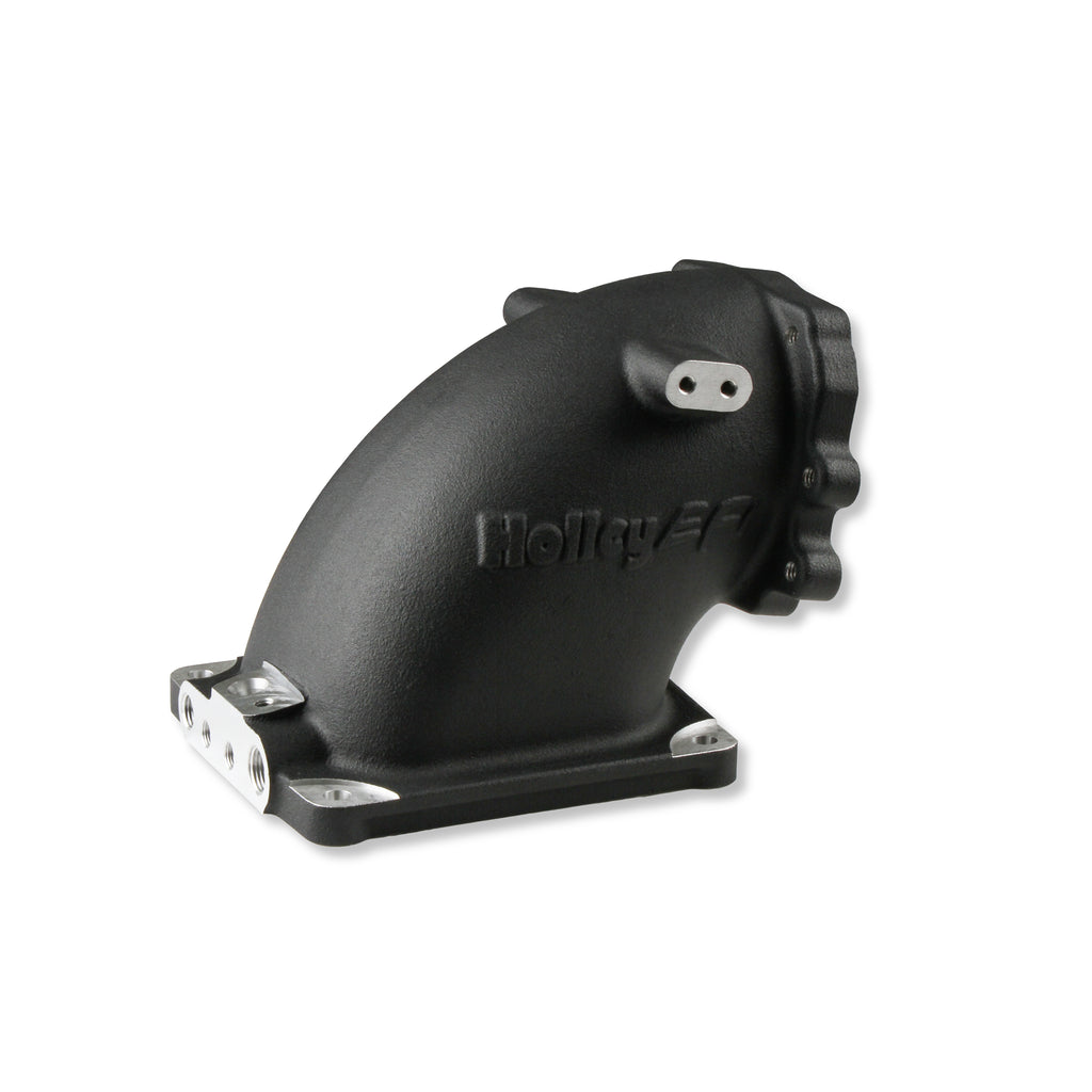 Cast-Aluminum-4500-Efi-Throttle-Body-Intake-Elbow-Ford-5.0-To-4500-Black-Finish