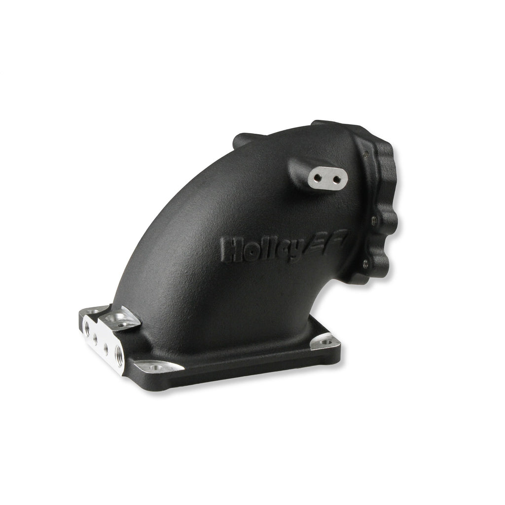 Cast-Aluminum-4500-Efi-Throttle-Body-Intake-Elbow-Ford-5.0-To-4500-Black-Finish