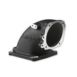 Holley 300-249BK Cast Aluminum 4500 EFI Throttle Body Intake Elbow-Ford 5.0 To 4500-Black Finish