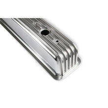 Load image into Gallery viewer, Cast-Aluminum-Ball-Milled-Center-Bolt-Valve-Covers---Polished
