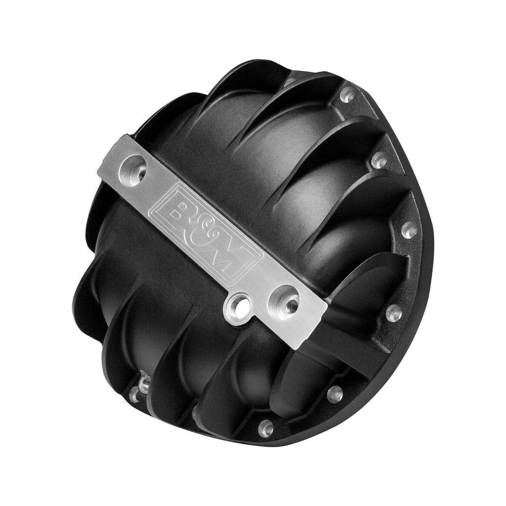 Cast-Aluminum-Differential-Cover-Black-Aam-11.5-Extra-Capacity-DrainFill-Ports-Magnetic-Drain-Plug
