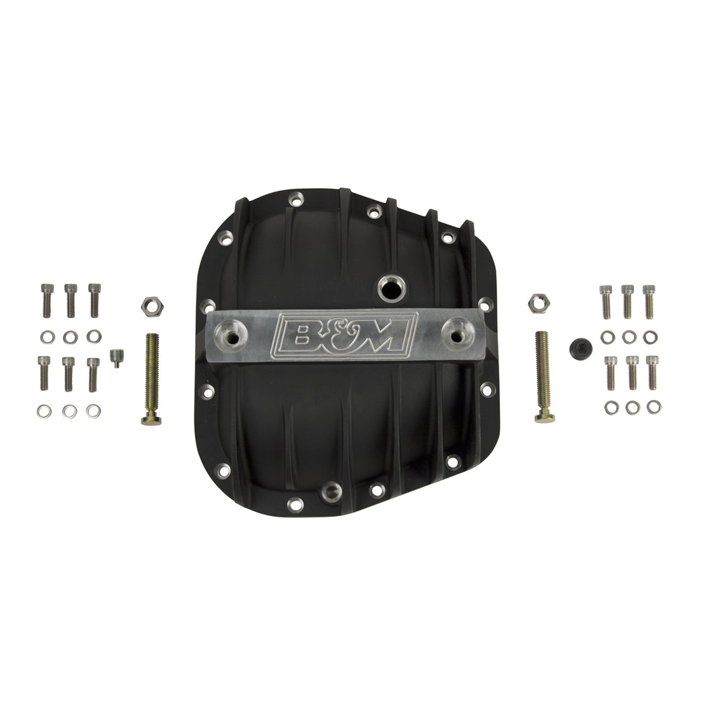 Cast-Aluminum-Differential-Cover-Black-Designed-To-Fit-Most-Vehicles-W-Ford-9.7