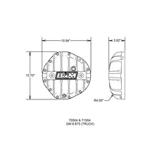 Load image into Gallery viewer, Cast-Aluminum-Differential-Cover-Black-Fit-Most-Vehicles-W-Gm-8.875In-12-Bolt-T