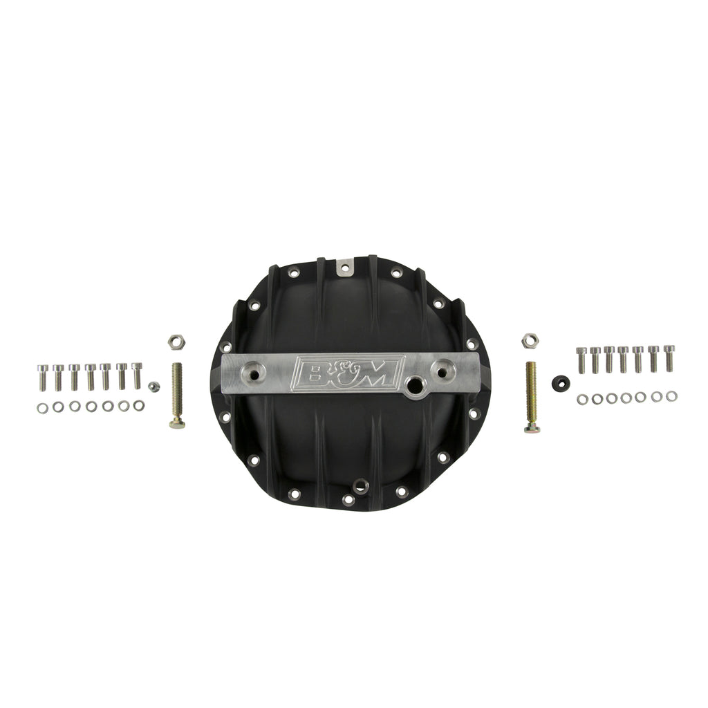 Cast-Aluminum-Differential-Cover-Black-Fit-Most-Vehicles-W-Gm-9.5In-14-Bolt-Dif