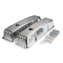 Load image into Gallery viewer, Cast-Aluminum-Finned-Valve-Covers---Polished