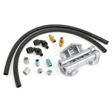 Load image into Gallery viewer, Cast-Aluminum-Oil-Filter-Integration-Kit-For-Ls-Swap-Oil-Pans;-Dual-Filter195964-Pontiac-Engines
