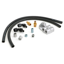 Load image into Gallery viewer, Cast-Aluminum-Oil-Filter-Integration-Kit-For-Ls-Swap-Oil-Pans;-Single-Horizontal195964-Pontiac-Engi