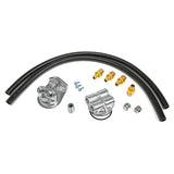 Trans-Dapt 1620 CAST ALUMINUM OIL FILTER RELOCATION KIT; 90 DEGREE BYPASS