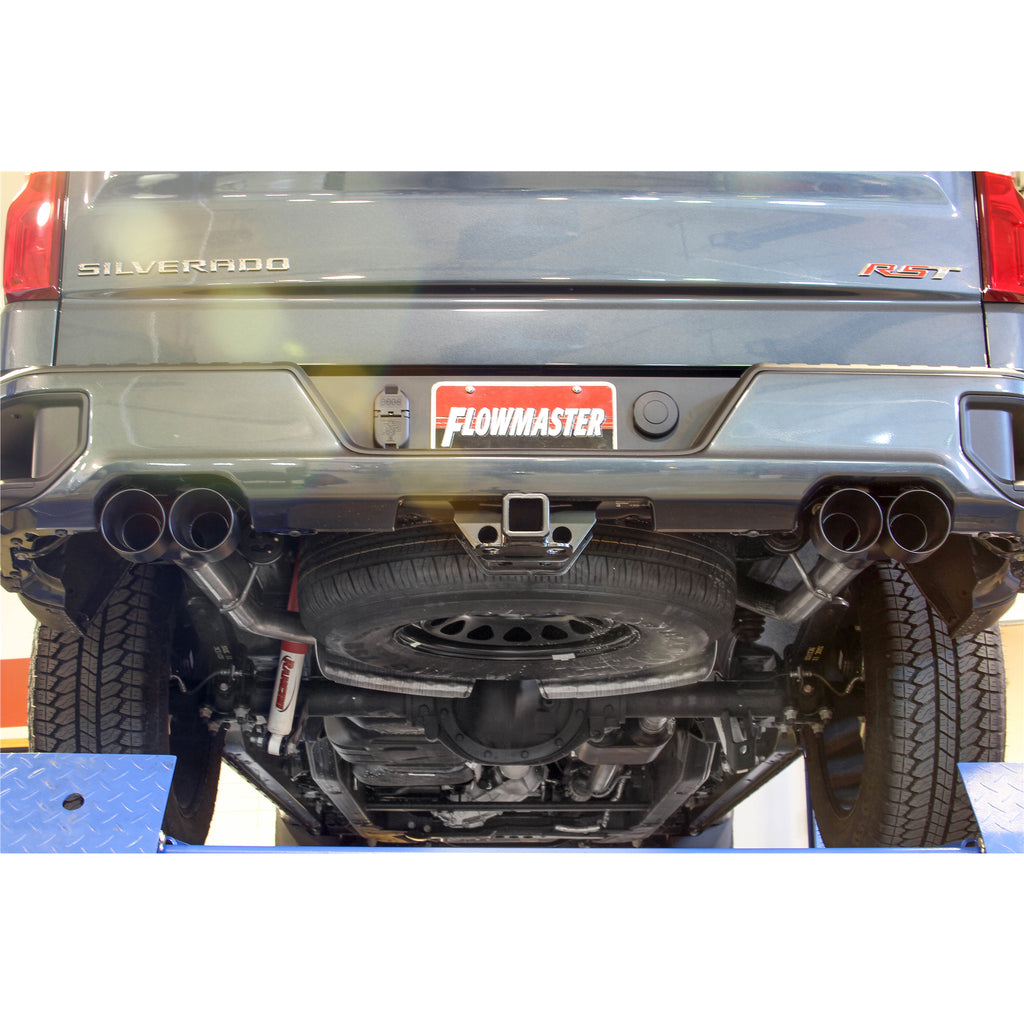 Cat-Back-Dual-Exhaust-;-19-24-SilveradoSierra-1500-5.3L-ExtCrew-WQuad-Tips