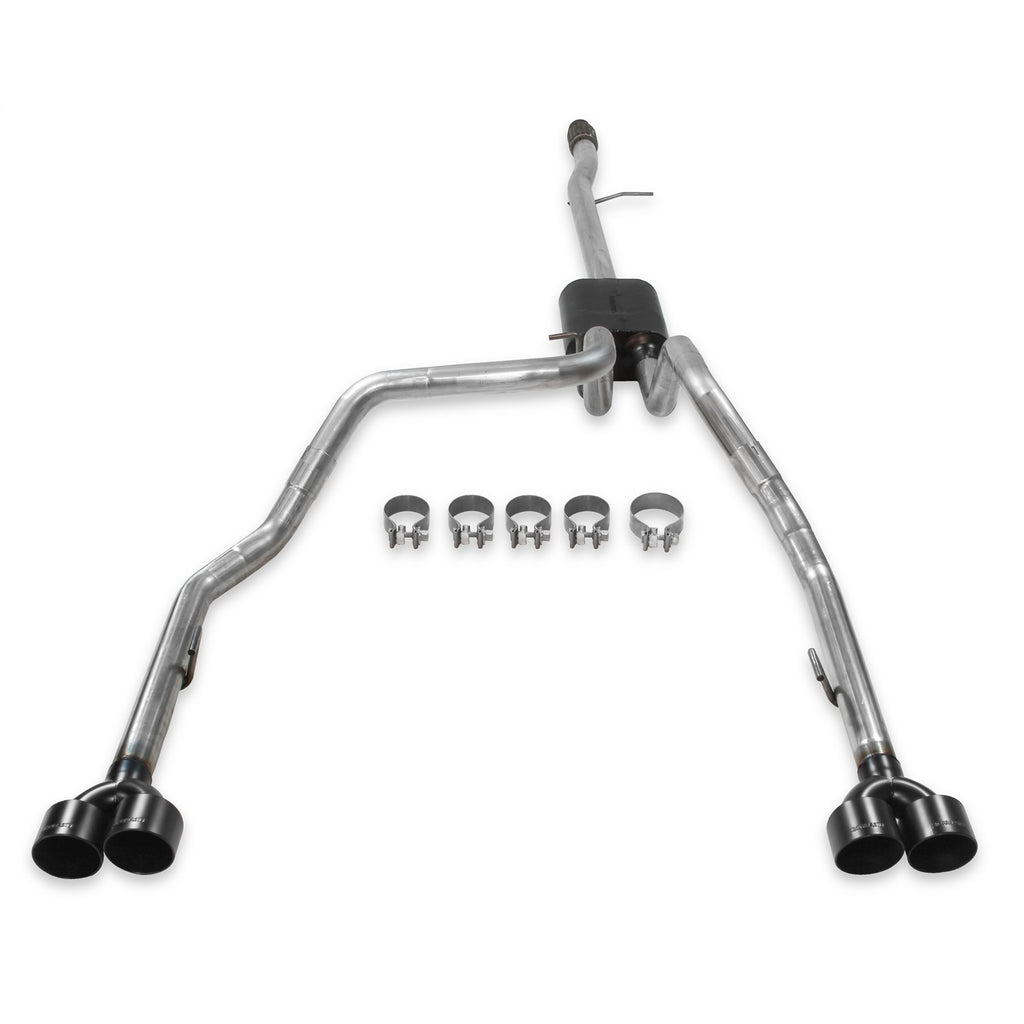 Cat-Back-Dual-Exhaust-;-19-24-SilveradoSierra-1500-5.3L-ExtCrew-WQuad-Tips