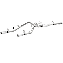 Load image into Gallery viewer, Cat-Back-Dual-Stainless-Dual-Exhaust-;-14-18-SilveradoSierra-1500-ExtendedCrew-Cab-5.3L-;-Dual-Rear-Exit