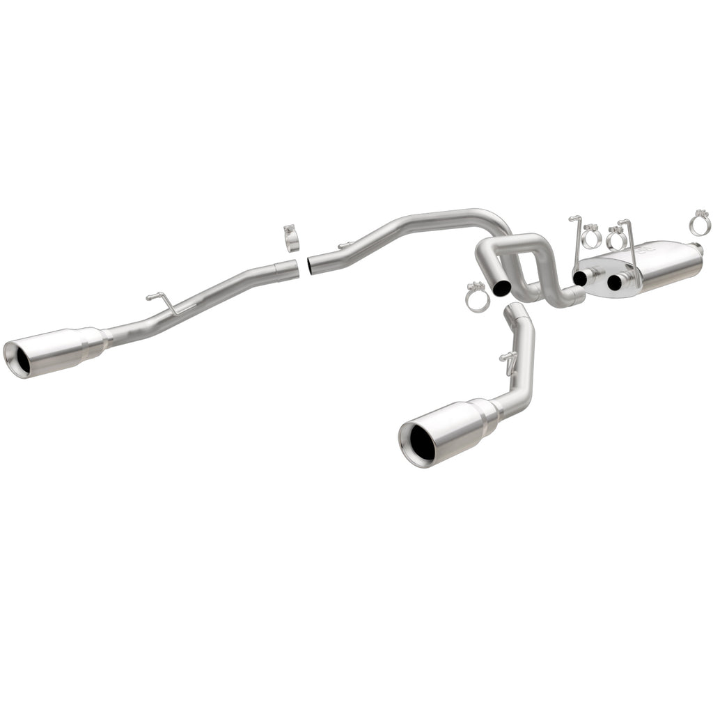 Cat-Back-Stainless-Dual-Exhaust-;-Dodge-Ram-09-18-1500-5.7L-6.5-Foot-Box-;-Fits-Models-With-Factory-Dual-Exhaust-;-Dual-Rear-Exit
