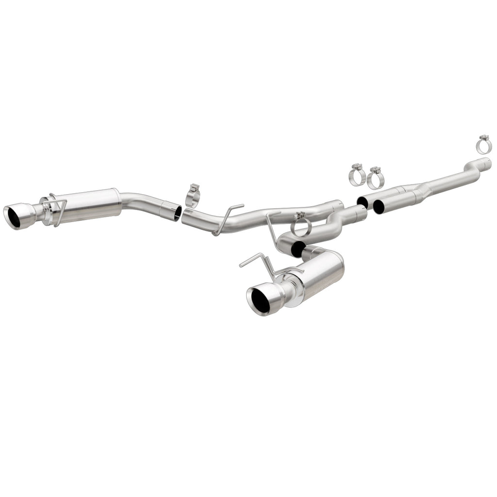 Cat-Back,-Ss,-2.5In,-Competition,-Dual-Split-Polish-4.5In-Tips-2015-Ford-Mustang-Ecoboost