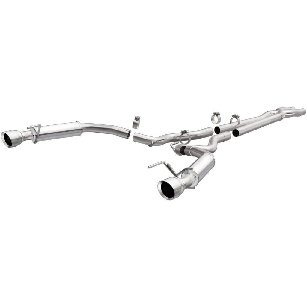 Cat-Back,-Ss,-2.5In,-Competition,-Dual-Split-Polished-4.5In-Tips-2015-Ford-Mustang-V6-3.7L