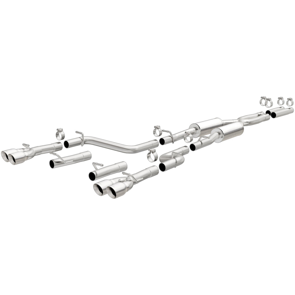 Cat-Back,-Ss,-2.5In,-Quad-Split-Rear-3.5In-Tip-2015-Dodge-Challenger-3.6L-V6