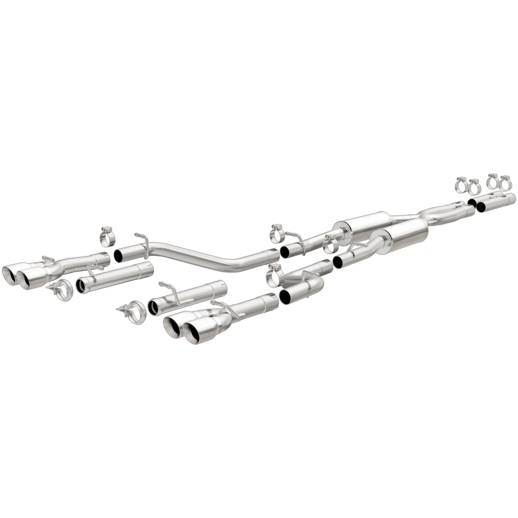Cat-Back,-Ss,-2.5In,-Quad-Split-Rear-3.5In-Tip-2015-Dodge-Challenger-RT-5.7L