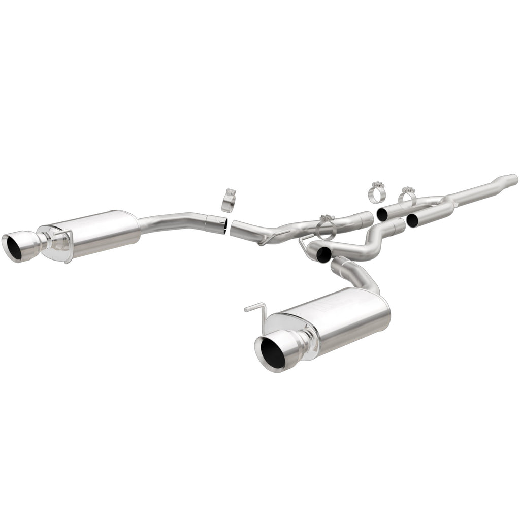 Cat-Back,-Ss,-2.5In,-Street,-Dual-Split-Polished-4.5In-Tips-2015-Ford-Mustang-Ecoboost
