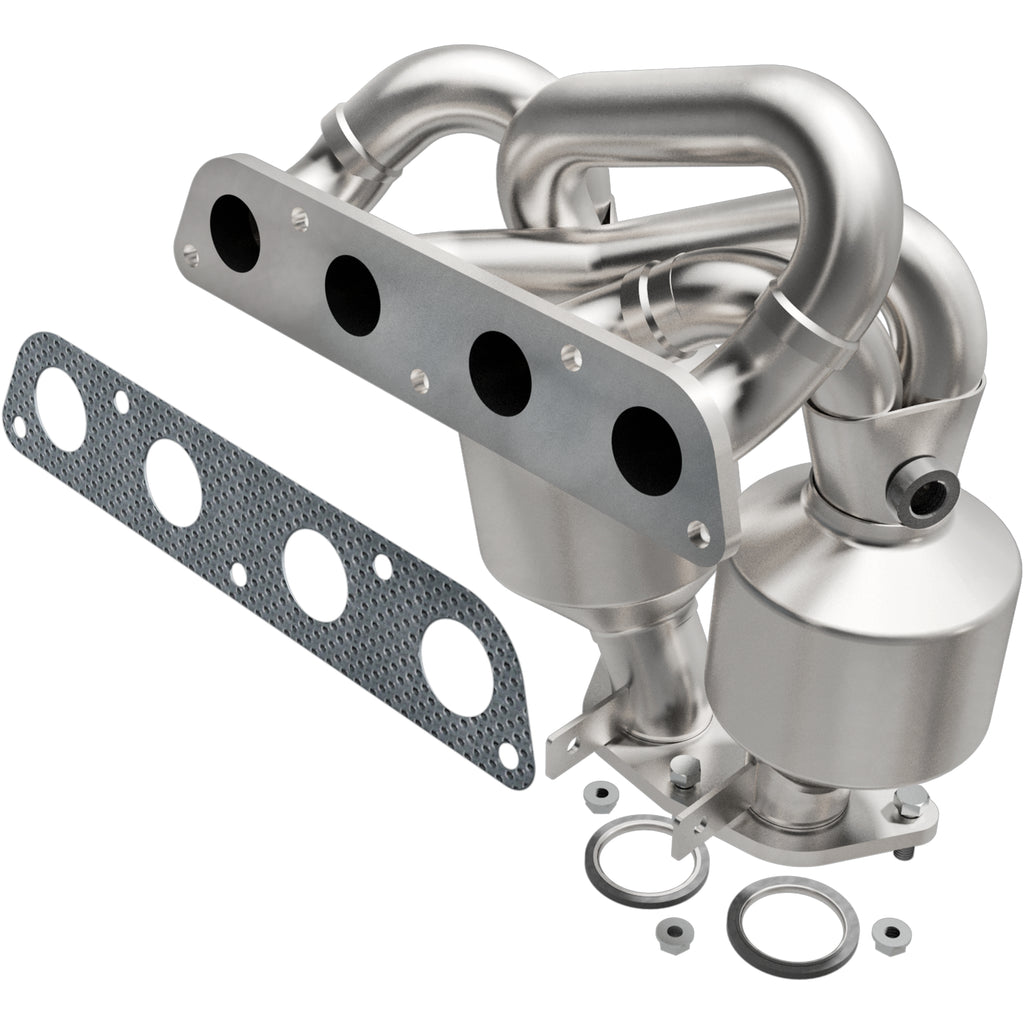 Catalytic-Converter-With-Integrated-Exhaust-Manifold