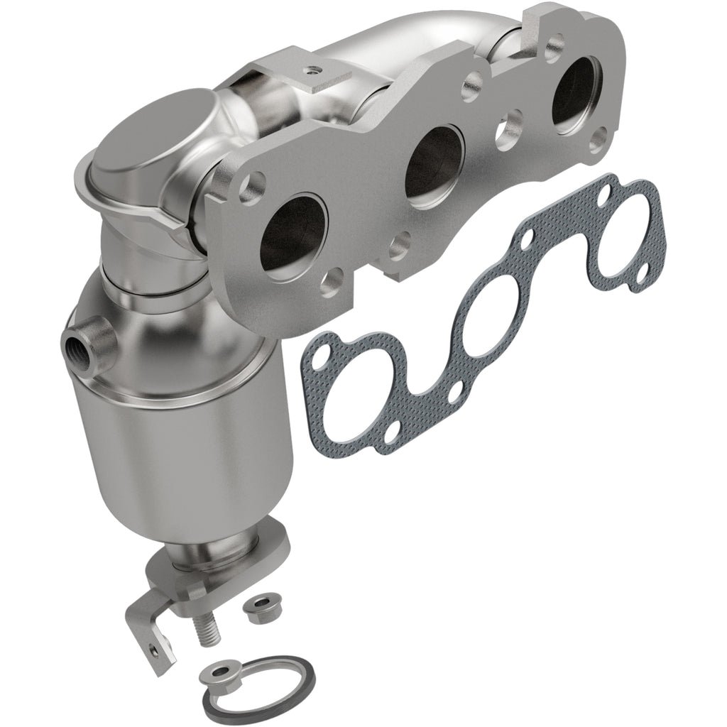 Catalytic-Converter-With-Integrated-Exhaust-Manifold
