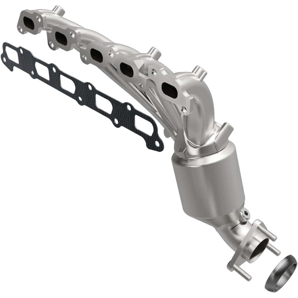 Catalytic-Converter-With-Integrated-Exhaust-Manifold
