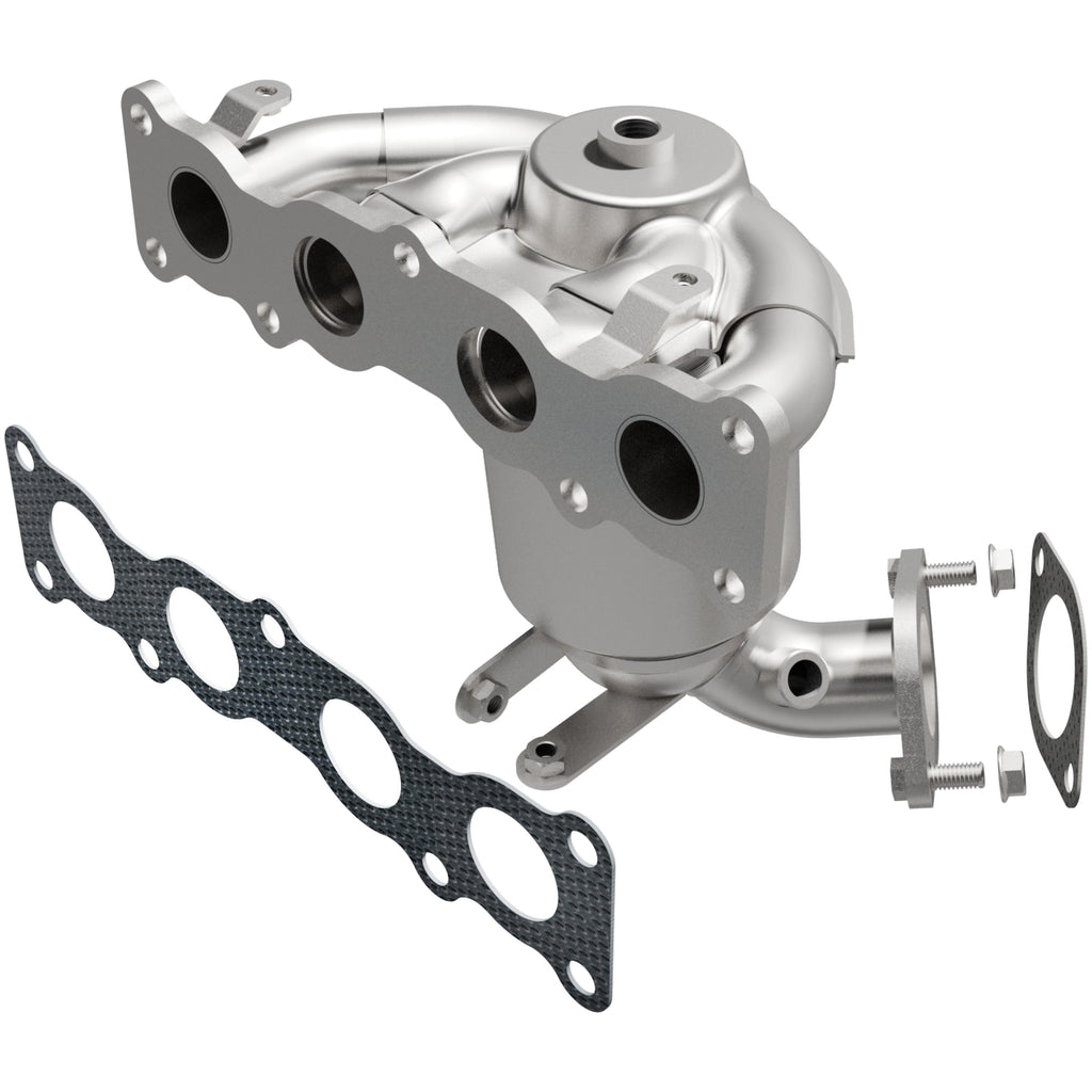 Catalytic-Converter-With-Integrated-Exhaust-Manifold