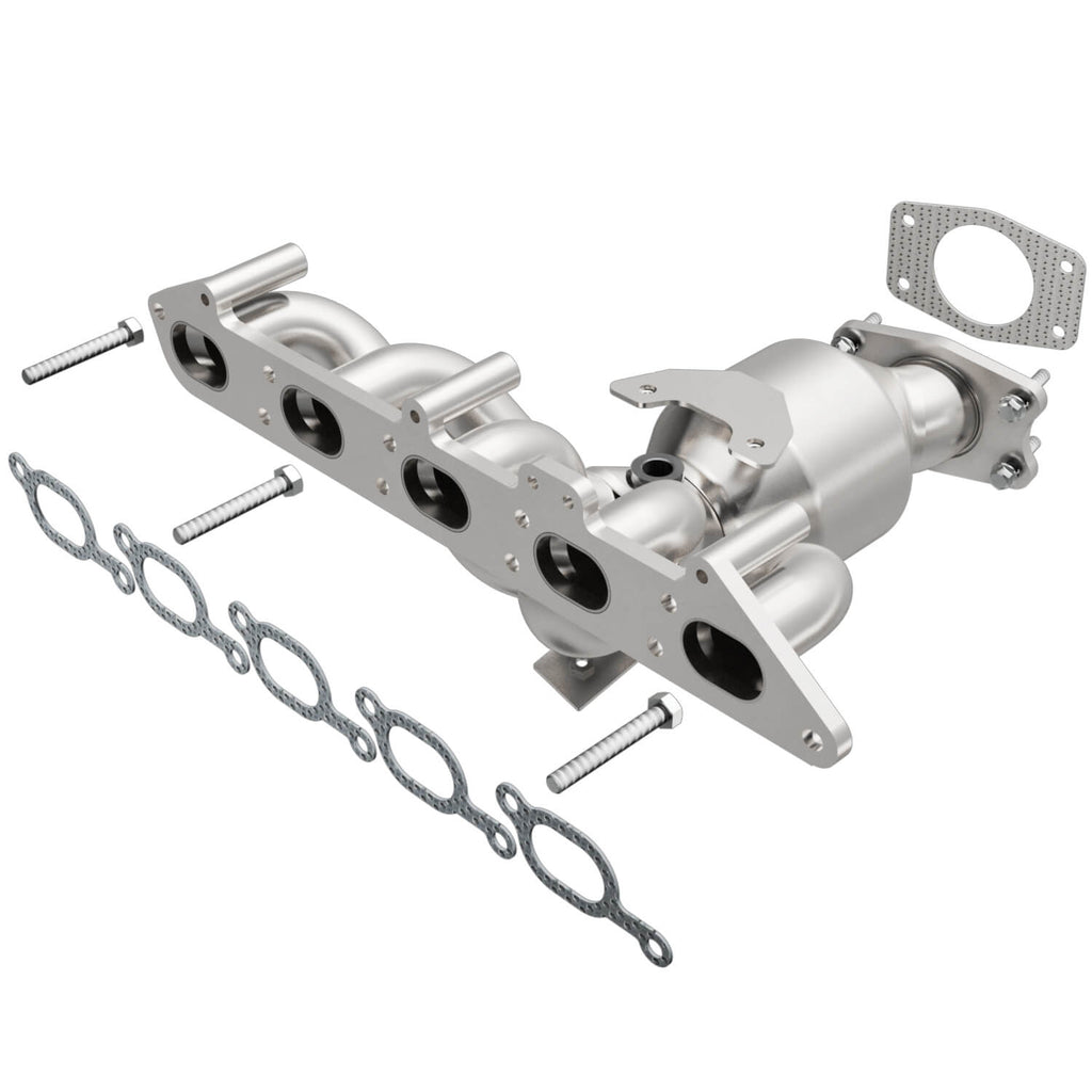 Catalytic-Converter-With-Integrated-Exhaust-Manifold