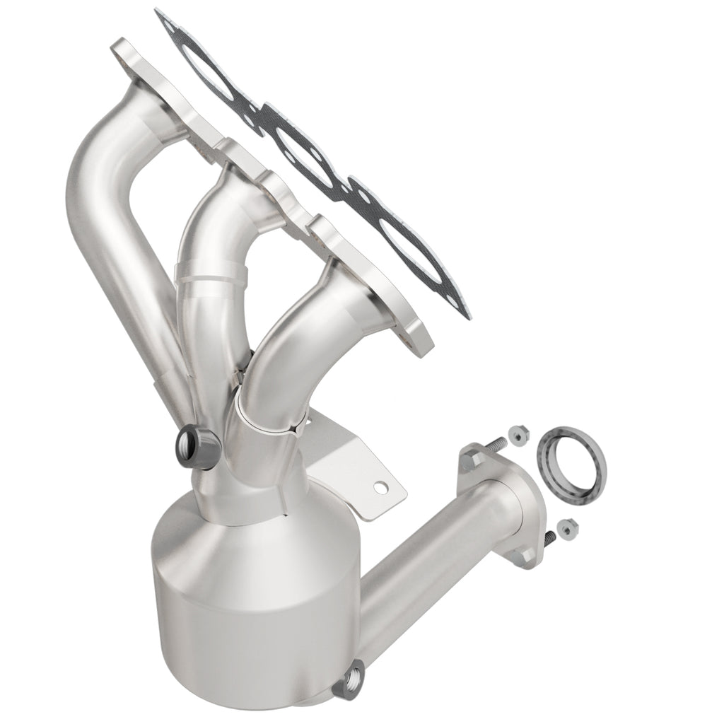 Catalytic-Converter-With-Integrated-Exhaust-Manifold